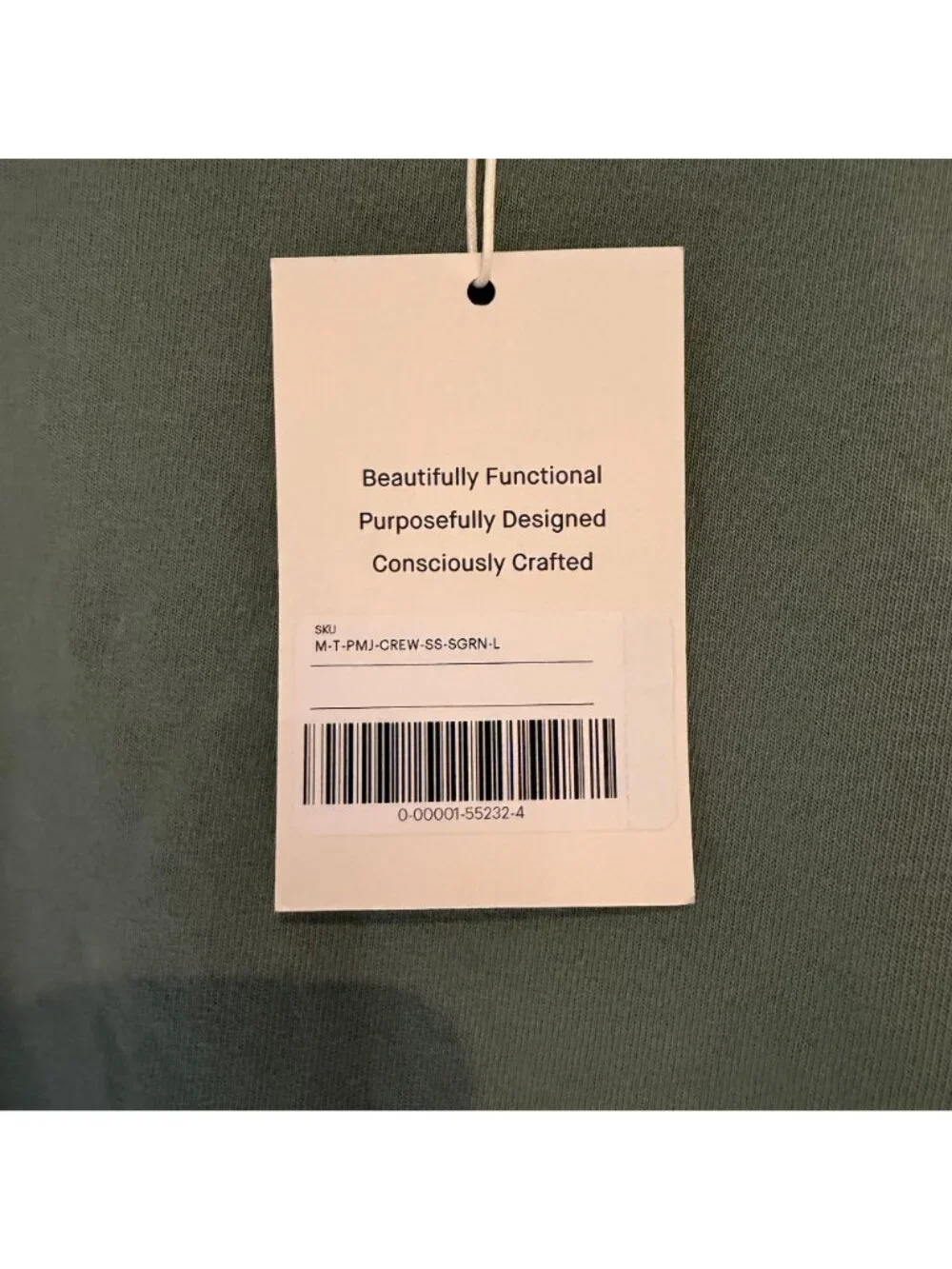 Everlane The Midweight Tee Agave Green Size Large NWT - Picture 4 of 6